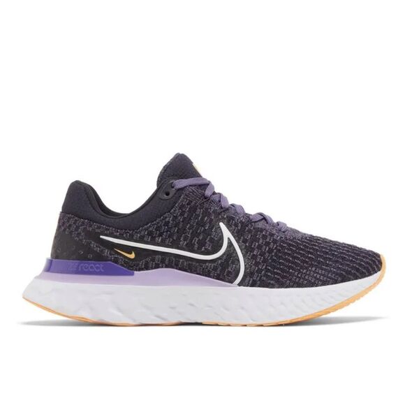 Nike Women's React Infinity Run Flyknit 3 - Cave Purple Orange size 8 NWOT - Picture 1 of 12